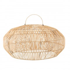 HANGING LAMP DISC NATURAL RATTAN 55      - HANGING LAMPS